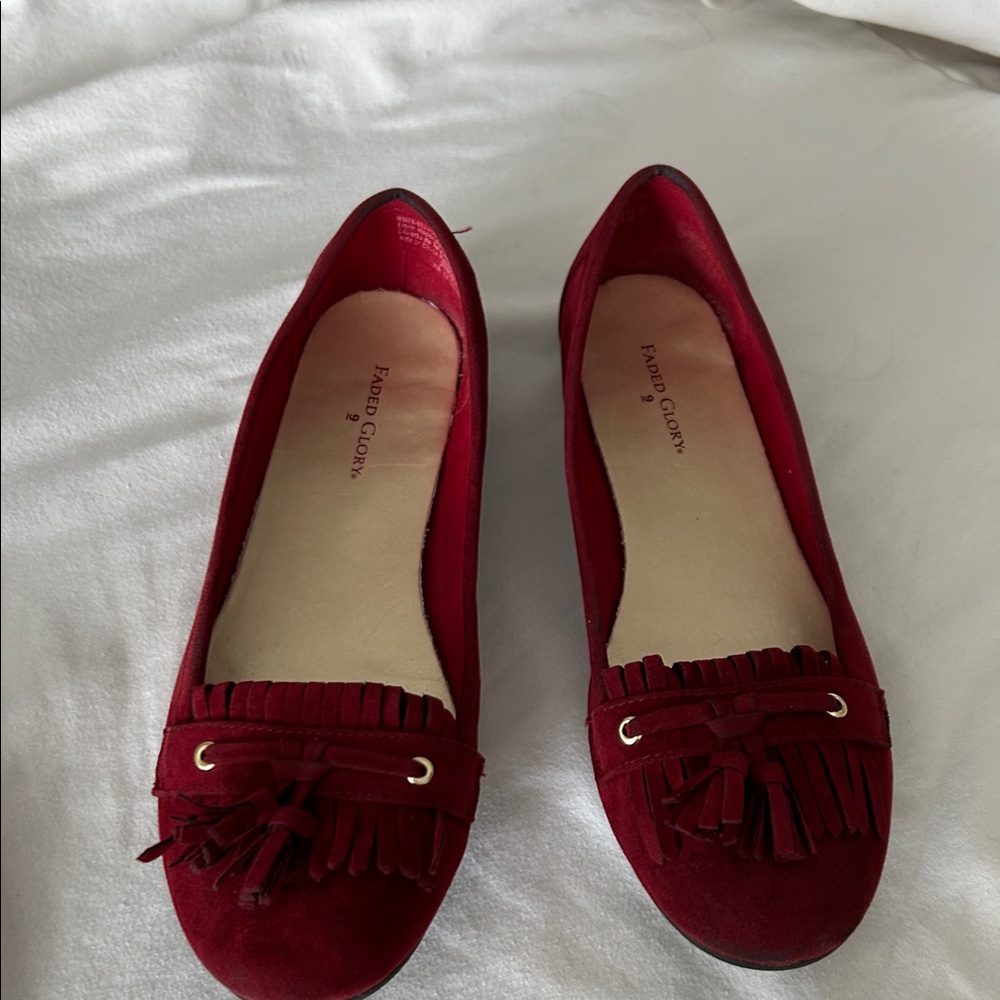Faded Glory Women's Burgundy Loafers